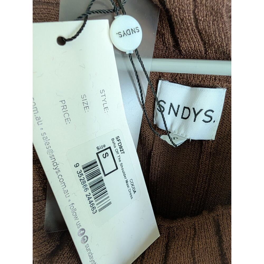 SNDYS Baha Off The Shoulder Ribbed Maxi Dress - Picture 4 of 4